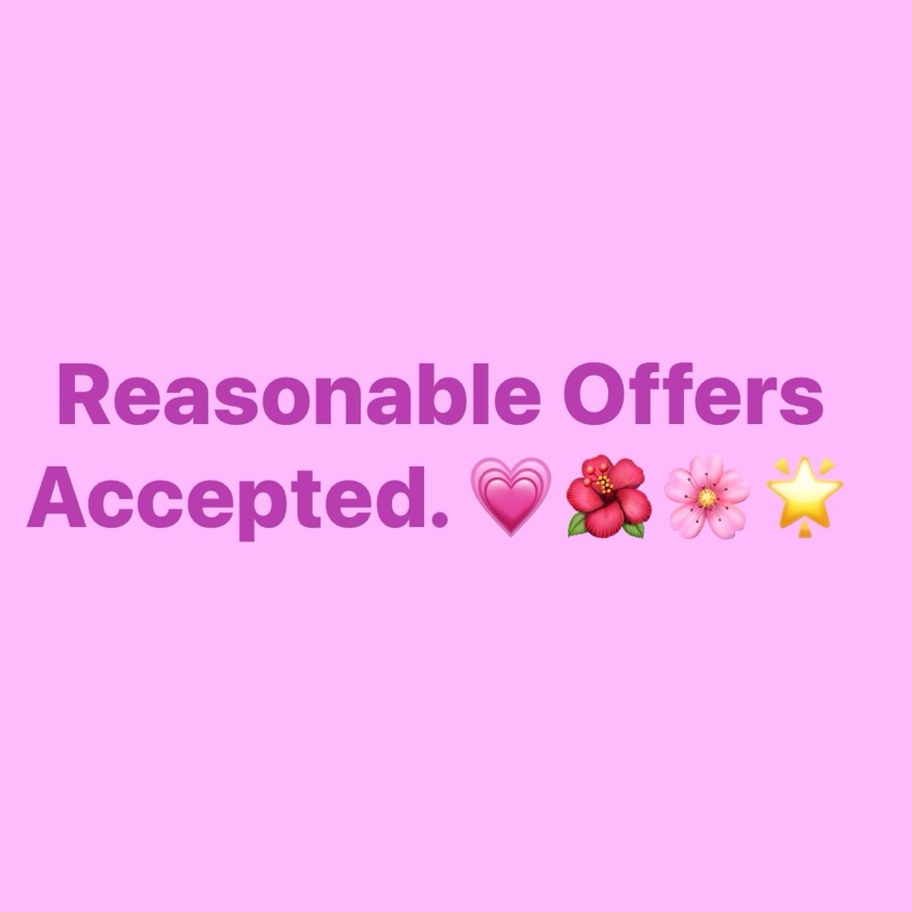 All offers will be considered!